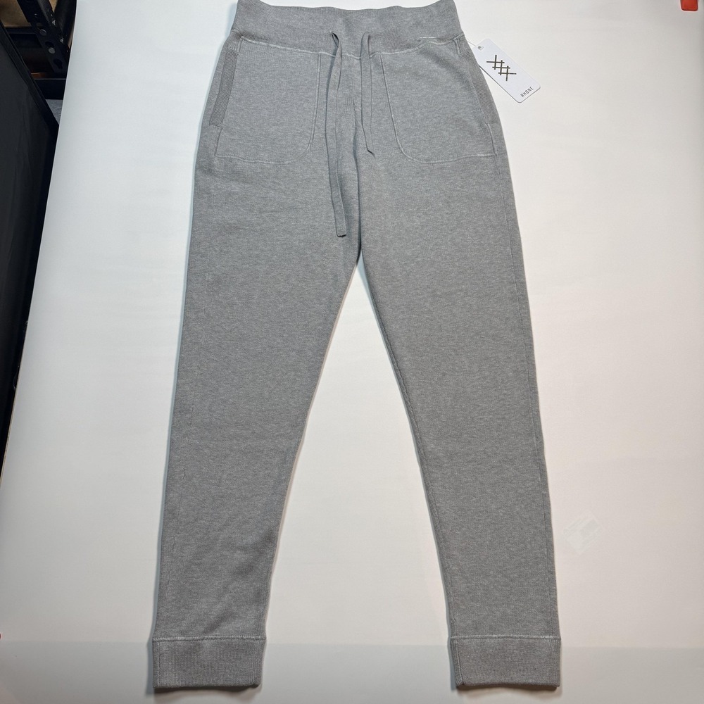 Rhone Daybreak Sweater Jogger Womens Small Gray Knit Sweatpants Pockets Lounge